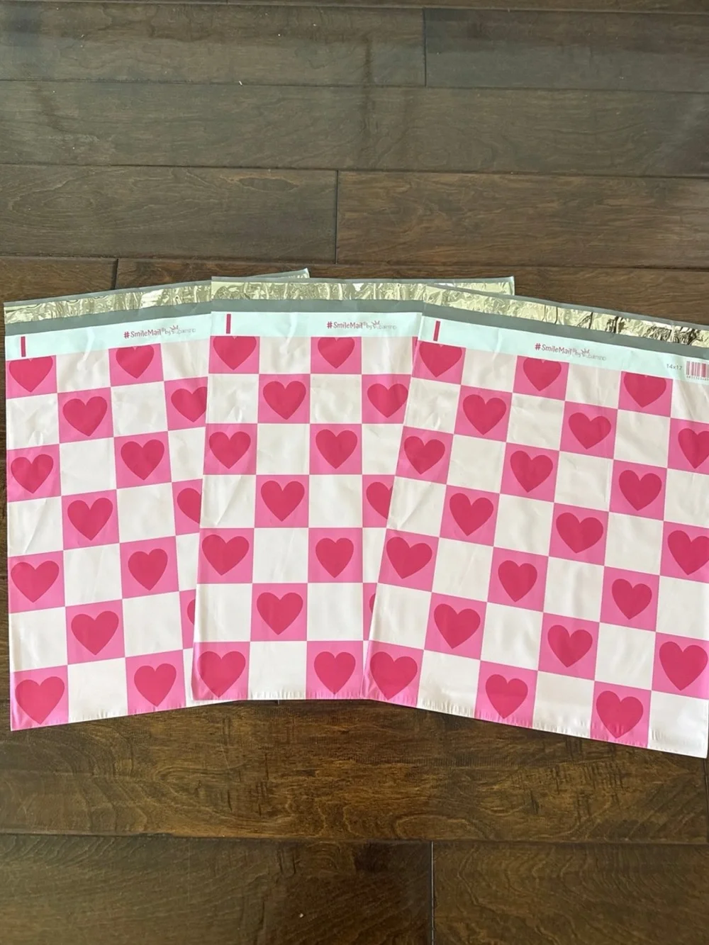 20 Pack - 14x17” XL Beautiful Pink Hearts 🩷 Poly Mailers